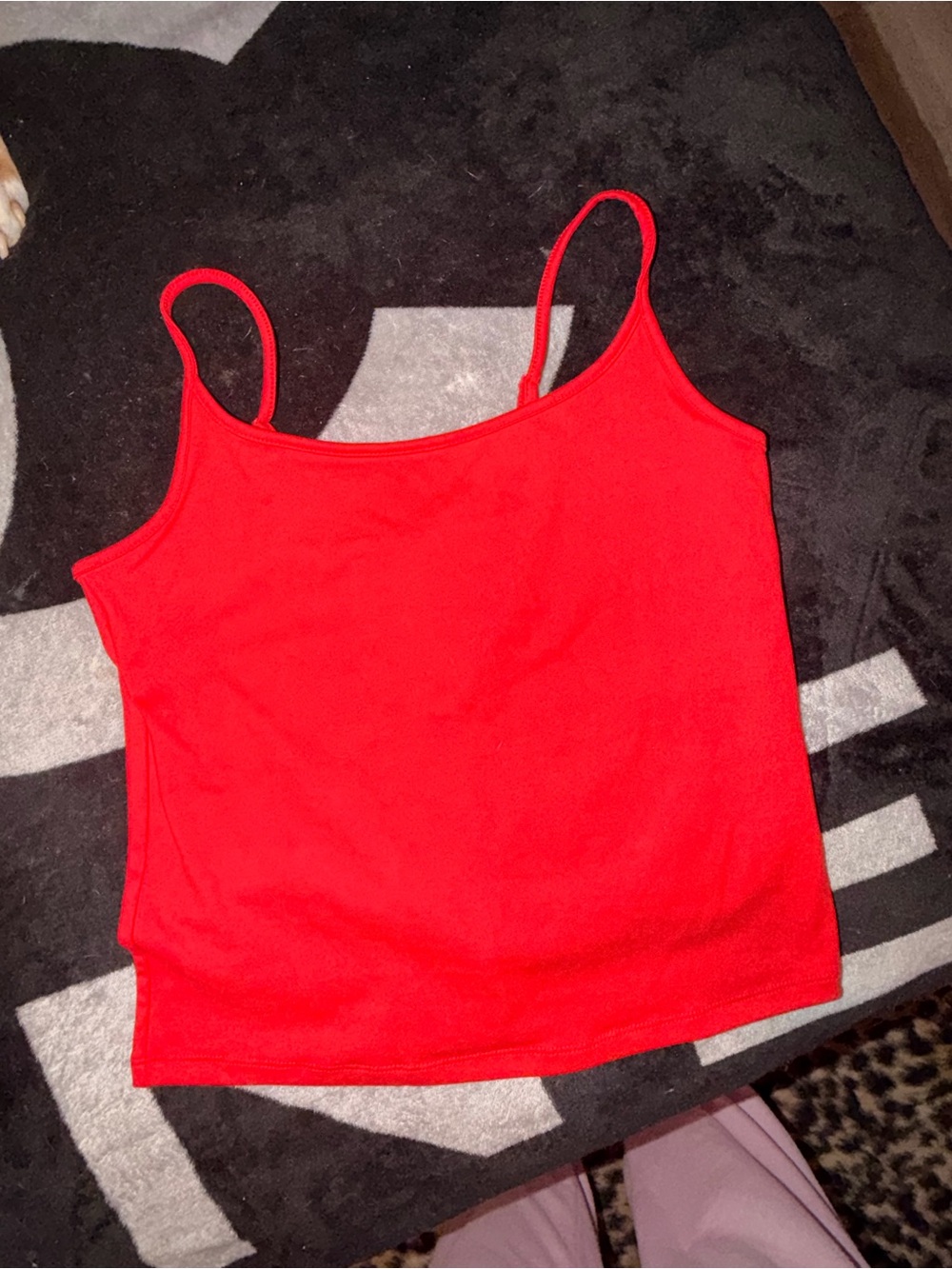 Red Spaghetti Strap Tank Top - Women